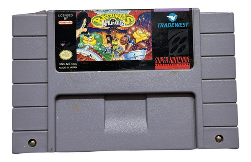 Id 284 Battletoads Battlemaniacs Original Super Nintendo
