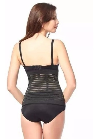 Faja Corset Compresión Fuerte. Ballenas De Acero. Post Parto