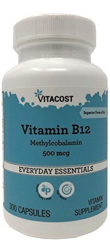 Vitacost Vitamin B-12 Methylcobalamin - 500 Mcg - 300