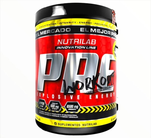 Pre Workout Nutrilab Pre Entreno Energía Explosiva N.o. 300g