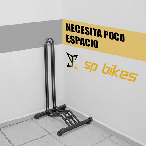Imagen 5 de 9 de Estacionamiento Rack Parador Para 2 Bicicletas Universal