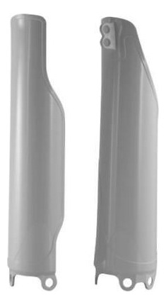 Acerbis Lower Fork Guards White Yamaha Yz250 2-stroke/yz Zzg