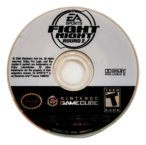 Lot De 2 Jeux GameCube : FIFA 2003 Et Fight Night Round 2 - VF, Bon état Général