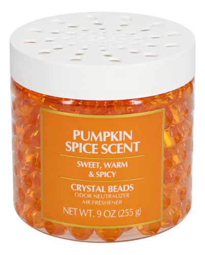 Pumpkin Spice Crystal Beads Perlas Aromatizantes Calabaza Im