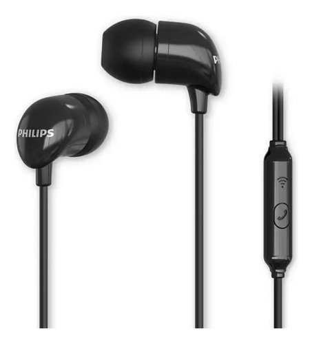 Philips Tae1126bk Fone De Ouvido Com Microfone Cor Preto