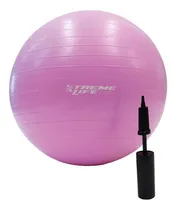 Comprar Pelota Pilates Yoga 75cm Gym Profesional Hasta 300 Kilos Color Rosa