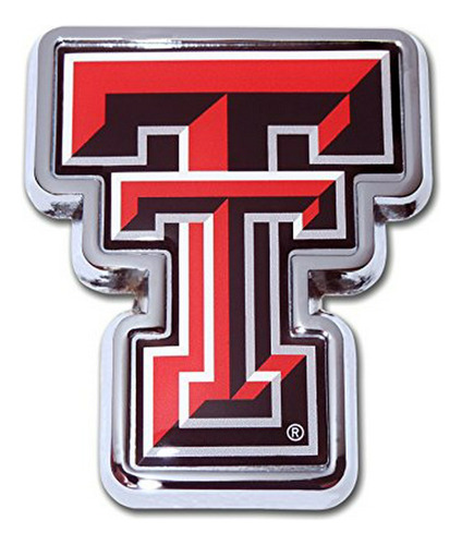 Elektroplate Texas Tech Tt With Color Emblem