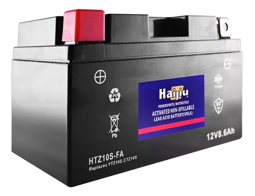 Bateria Moto Gel Sellada Htz10s-fa / Ytz10s Haijiu Cta