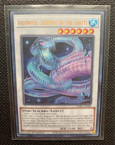 Yu-gi-oh! Arionpos Serpent Of The Ghoti Ultra 1st Dabl-en088