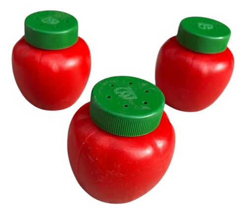 Saleros Plástico Jitomate 20 Piezas Rojo
