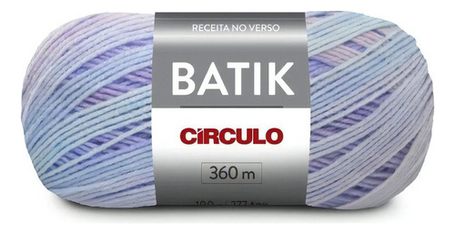 Lã Tricô Batik Circulo 360m 100g (277 Tex) 100% Acrílico Cor 9978 - Sinfonia