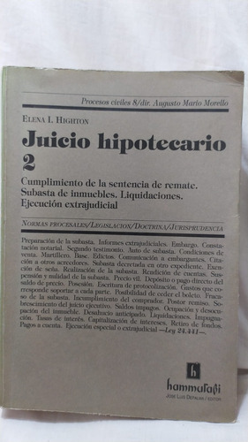 Elena I. Highton Juicio Hipotecario 2 Ed. Hammurabi