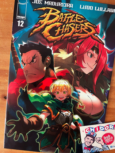 Comic - Battle Chasers #12 Cockroach Variant Red Monika Sexy