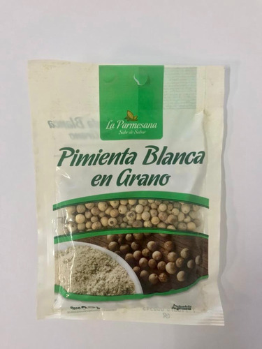 Pack De 10 Un Pimienta Blanca En Grano X 25 Grs La Parmesana