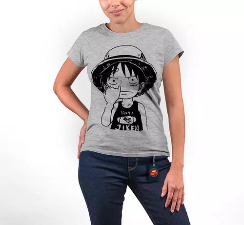 Camiseta Babylook Feminina - One Piece Monkey D Luffy 04