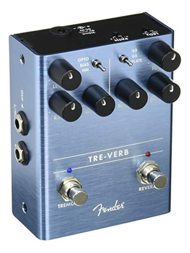 Pedal De Trémolo/reverberación Digital Tre-verb De Fender