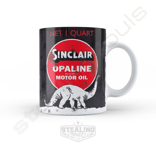 Taza De Porcelana Fierrera - Sinclair #04 | Oil - Aceite