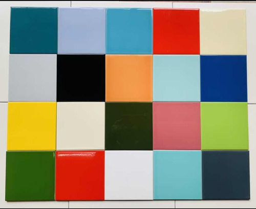 50 Azulejos De Colores Para Mosaiquismo 