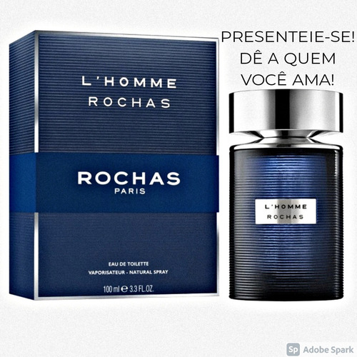 Rochas L'homme Edt Perfume Masculino 100ml