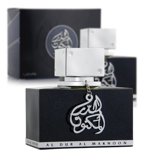 Perfume Lattafa Al Dur Al Maknoon Silver Edp 100ml -original