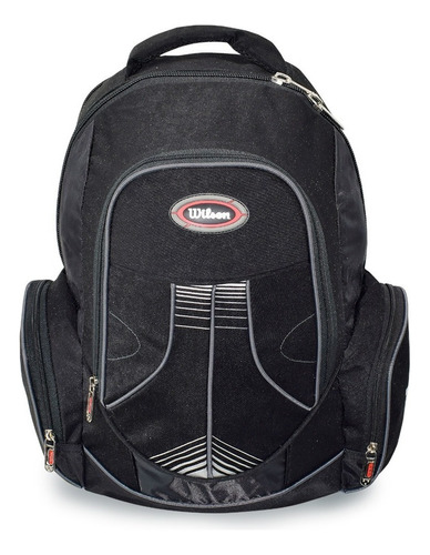 Mochila Wilson Con Porta Laptop Hasta 16.5 Inch Color Negro