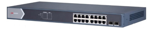 Switch Poe 16 Puerto Gigabit + 2 Puerto Sfp Hikvision