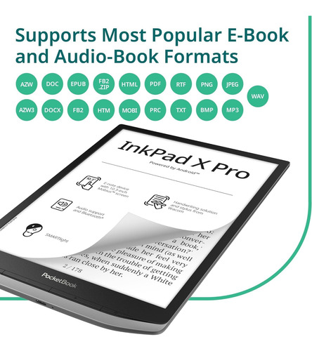 Pocketbook Inkpad X Pro E-reader & E-note | E-inn Notepad |