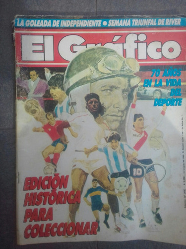 Revista El Gráfico. Edición Histórica. 70 Años. 1989