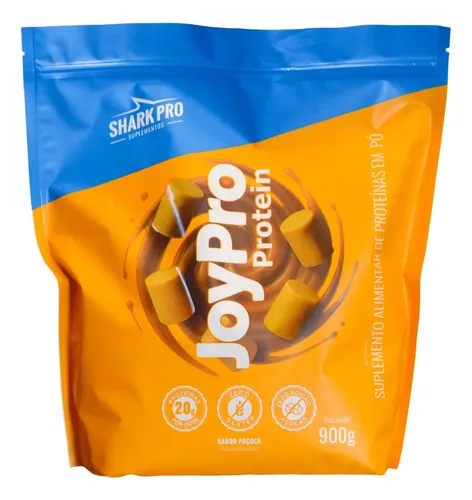 Whey Protein Joypro 100% Gourmet + Colageno 900g - Shark Pro Paçoca