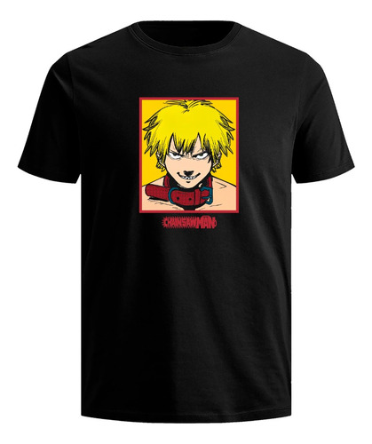 Playera Chainsaw Man Denji Logo Anime Manga Hombre Sierra 02