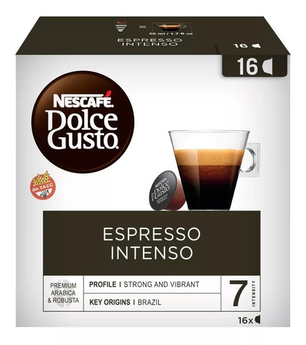 Imagen 4 de 12 de Capsulas Nescafé Dolce Gusto espresso intenso 16 unidades