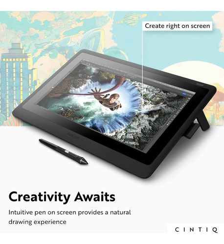 Wacom Cintiq - Tableta De Dibujo Con Pantalla S