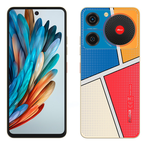 Celular Nubia Music 128gb 4gb Art Pop (bocina Integrada)