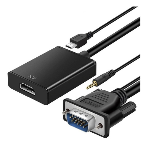 Adaptador Vga A Hdmi Conecta Tu Notebook A Tu Tv Garantia