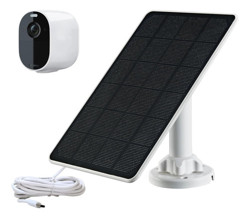 Arlo Cargador De Panel Solar Compatible Con Cámara Arlo Esse