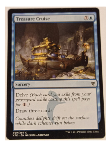 Carta Magic Treasure Cruise [khans Of Tarkir] Mtg Sorcery