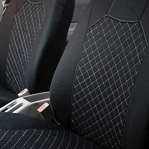 Juego De Fundas Para Asientos De Coche Fh Group, De Tela Bla