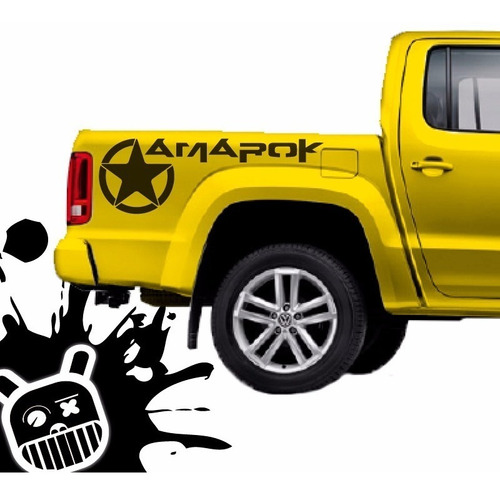 Calco Ploteo Platoon Volkswagen Amarok Calcomania Vinilo