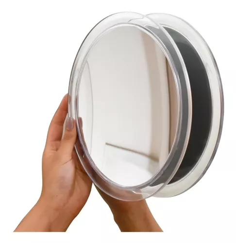 Espejo con aumento (x5, x10, x15)