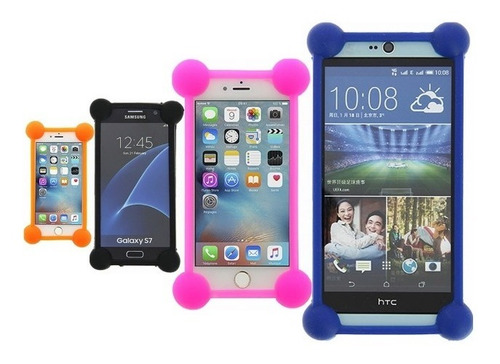   Funda Bumper Silicona Universal Celular Todos Los Modelos