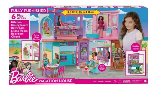 Barbie Casa Malibu Mansi n Con 25 Accesorios Env o gratis