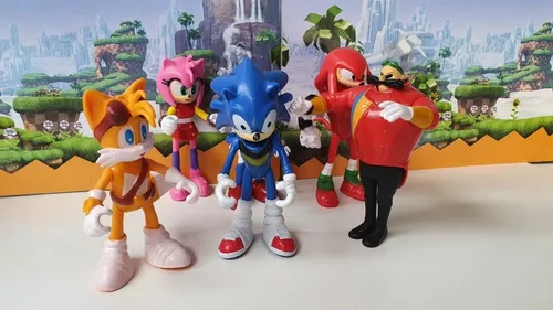 Kit 4 Bonecos Sonic E Sua Turma The Shadow Games