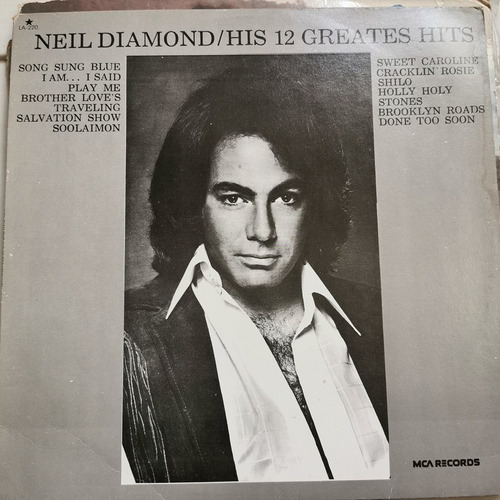 Disco Lp:neil Diamond- Greatest Hiits 12