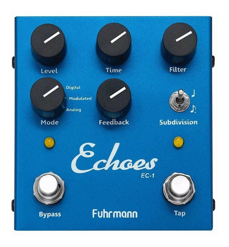 Pedal Fuhrmann Echoes Ec-1 Top Delay Tap Tempo Mega Oferta!