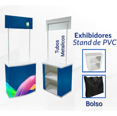 Stand Portatil Pvc Degustacion Publicidad Promoción + Bolso
