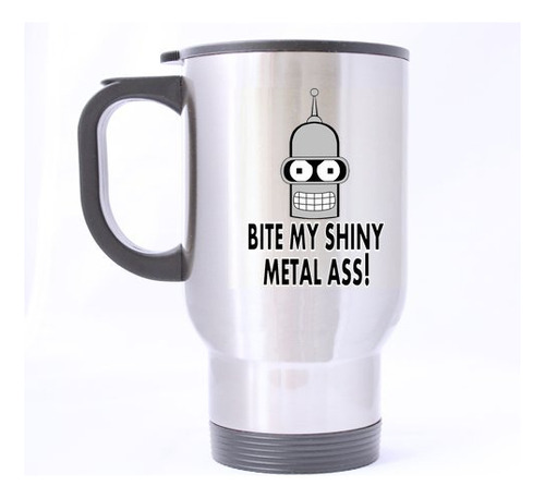 Niza Bite My Shiny Metal Ass Mug - 100% Ac B06xdljg3g_160424