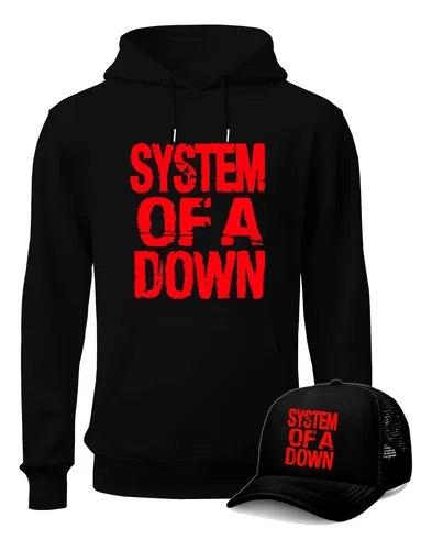 Buzo System Of A Down Saco Capota Unisex Wake Up! + Gorra
