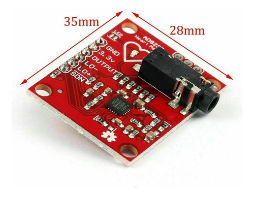 Ad8232 Kit Sensor Pulso Ritmo Cardíaco Módulo Ecg