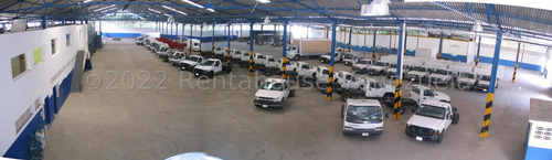 Galpon Industrial En Venta Ideal Para Empresa Automotriz O Fabrica Metalmecanica Alto Trafico Carga Pesada Oficinas Remodeladas Las Tejerias Estef 25-3396