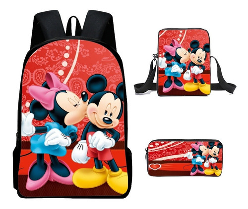 Mochila Para Niños Mochilas Mickey Mouse Sets School Bag